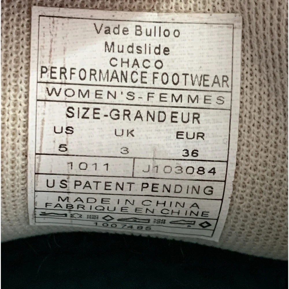 CHACO‎ Vade Bulloo Mudslide sneakers hiking outdoor shoes